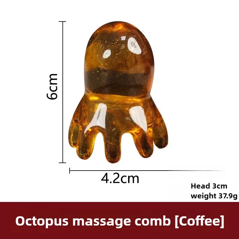 Resin Octopus Scalp Massage Comb for Relaxation - Smarsty