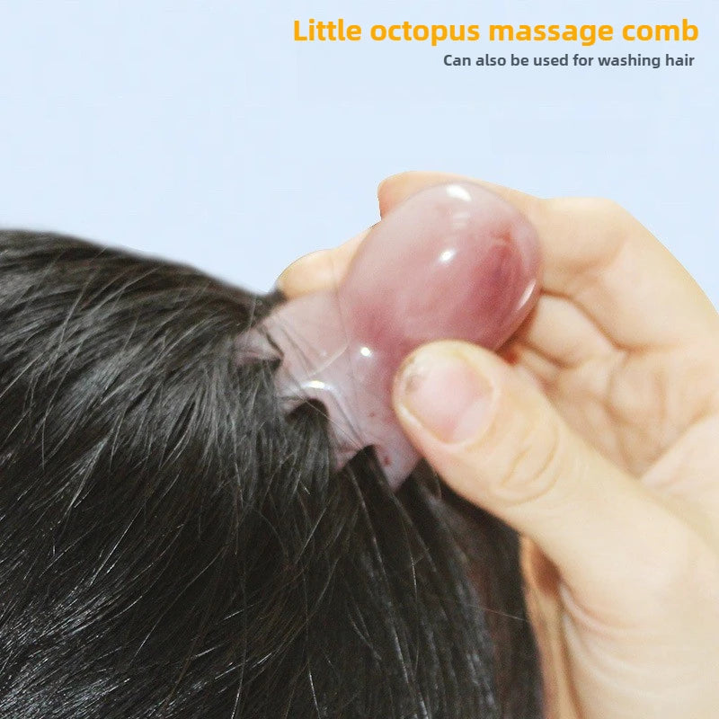 Resin Octopus Scalp Massage Comb for Relaxation - Smarsty