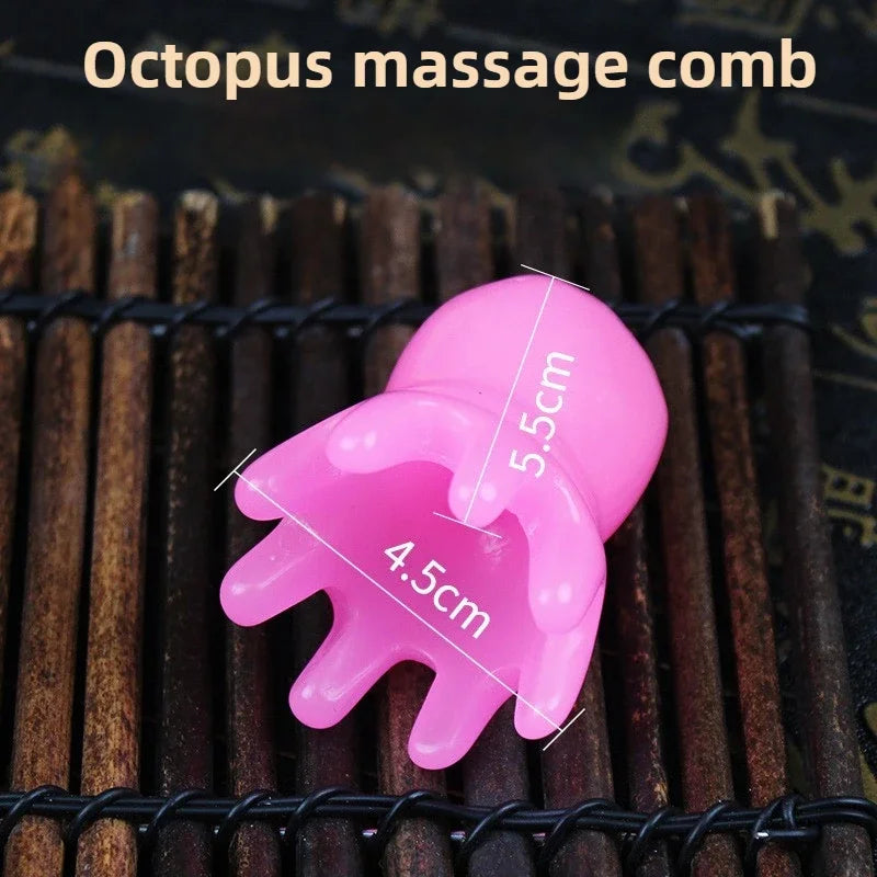 Resin Octopus Scalp Massage Comb for Relaxation - Smarsty