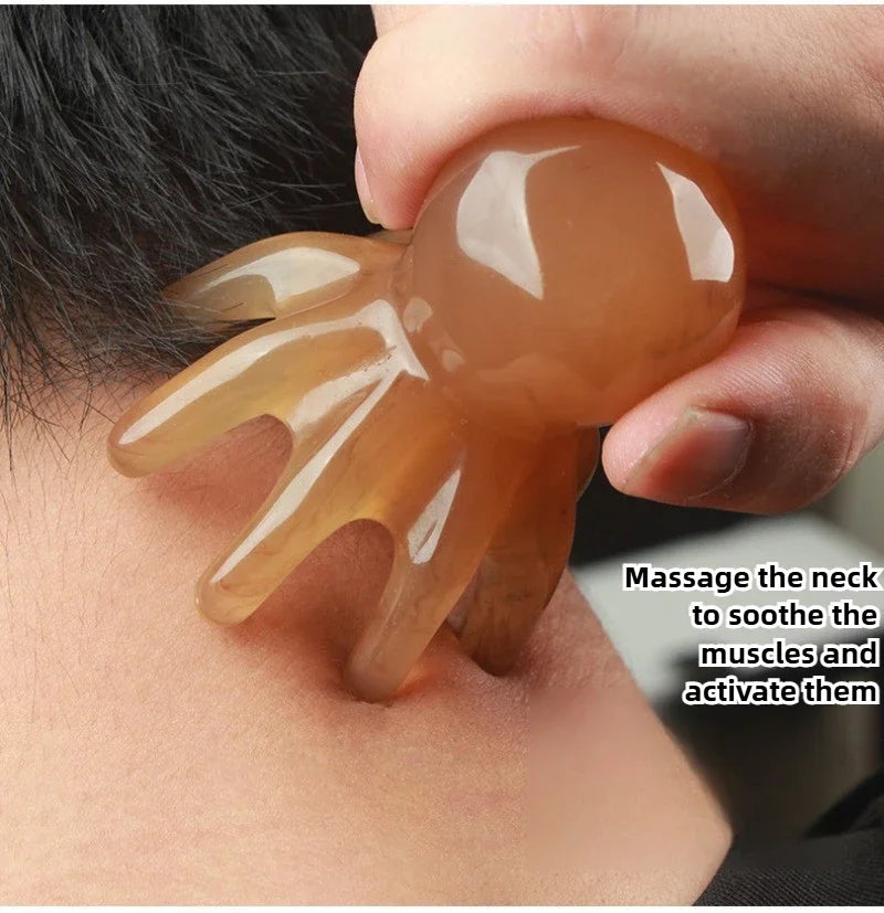 Resin Octopus Scalp Massage Comb for Relaxation - Smarsty