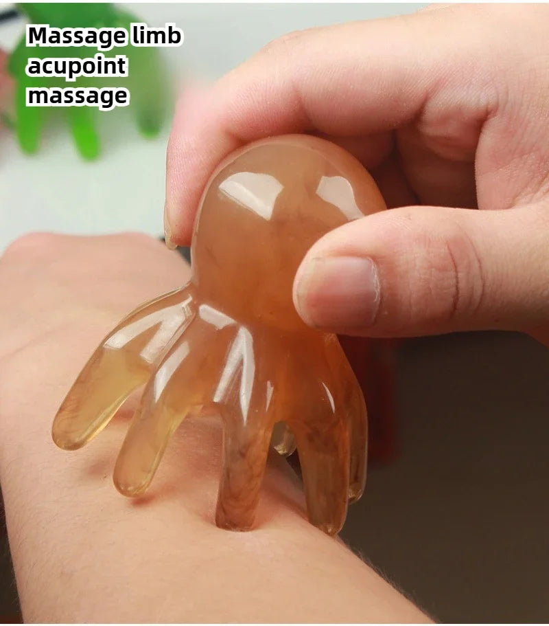 Resin Octopus Scalp Massage Comb for Relaxation - Smarsty