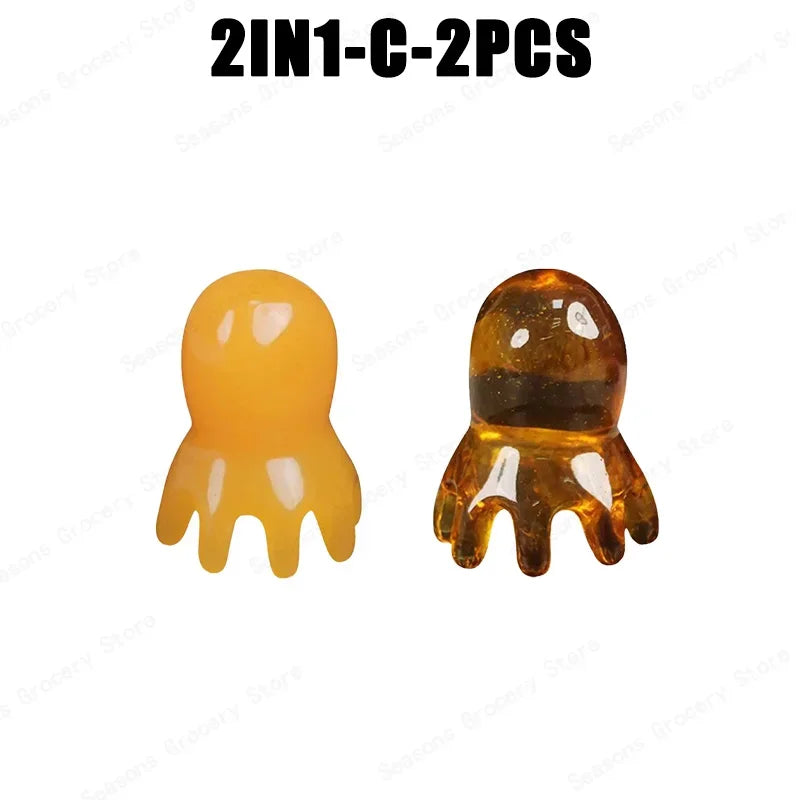 Resin Octopus Scalp Massage Comb for Relaxation - Smarsty