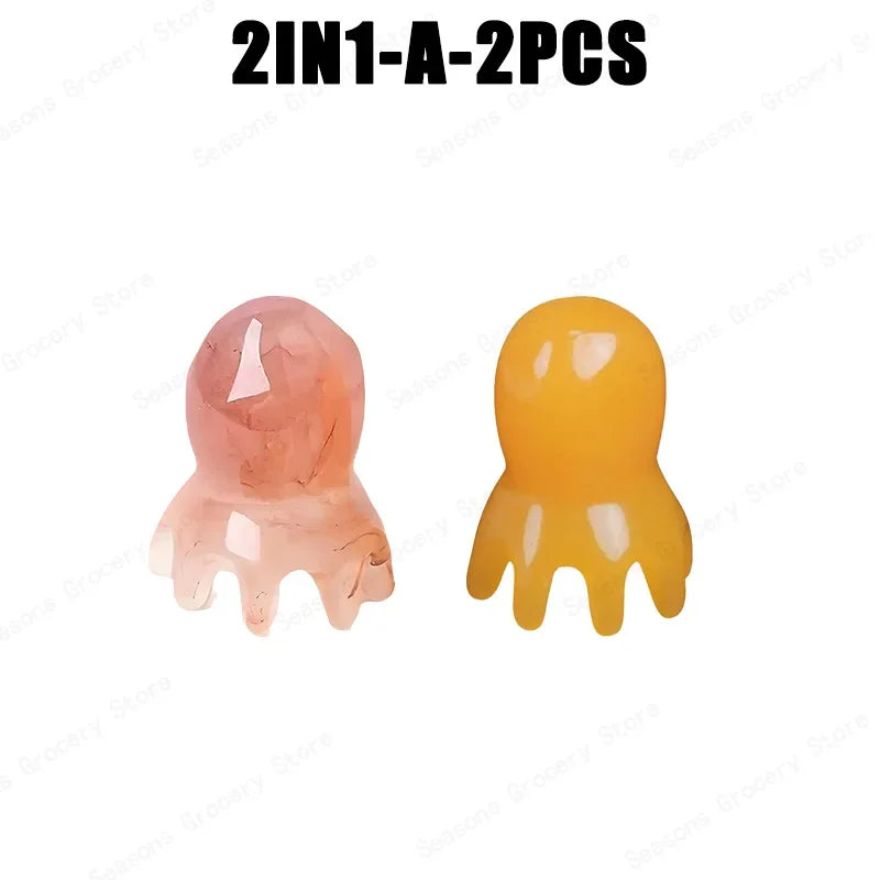 Resin Octopus Scalp Massage Comb for Relaxation - Smarsty