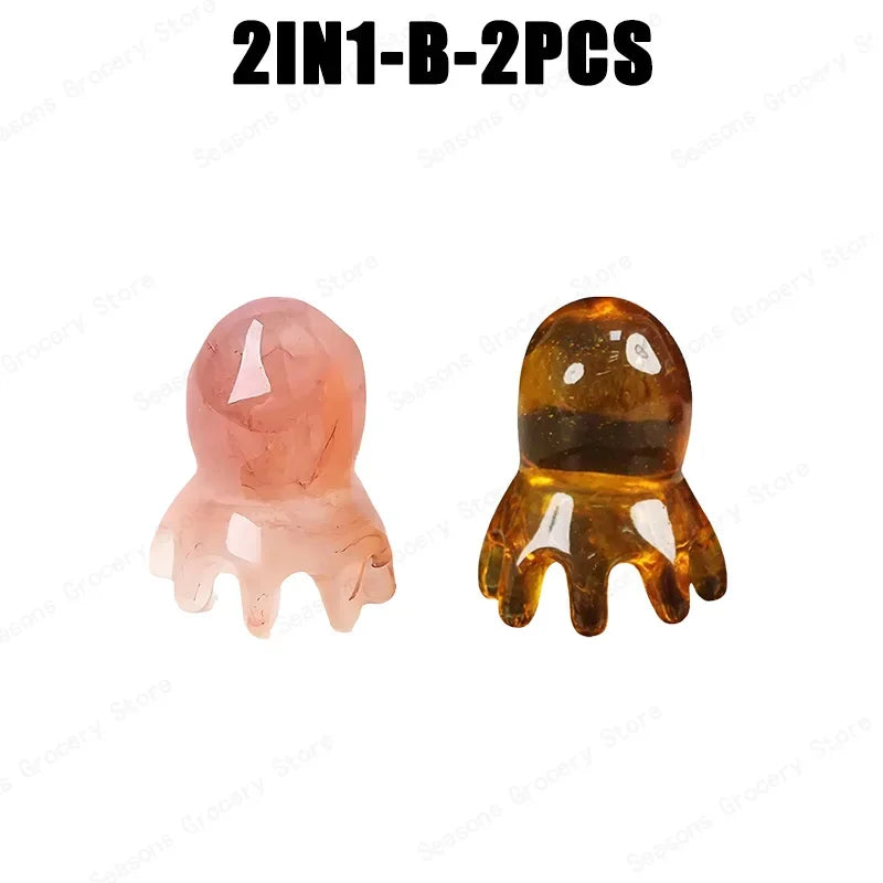 Resin Octopus Scalp Massage Comb for Relaxation - Smarsty