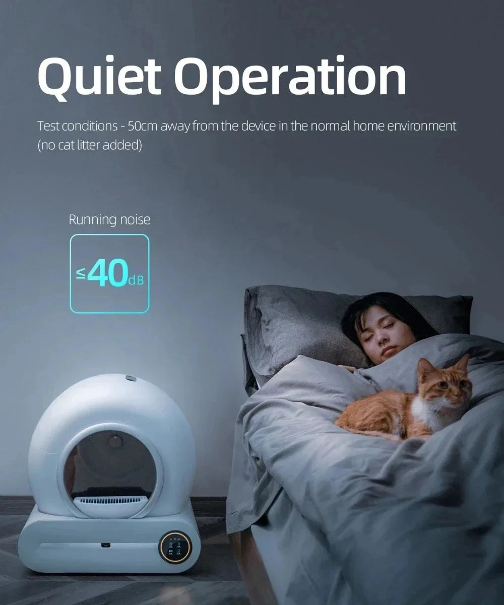 Smart Self Cleaning Cat Litter Box with Enclosed Design - Smarsty