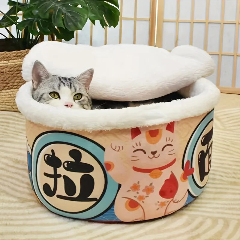 Super Large Cozy Dog Cat House Bed - Smarsty