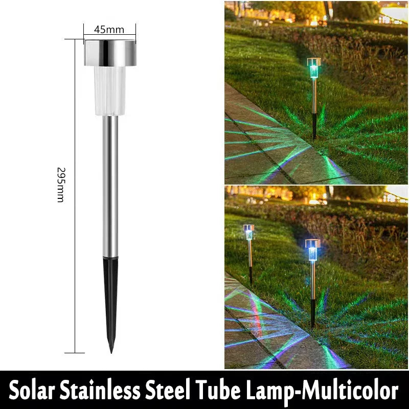 10 Pack Solar Powered Garden Lanterns for Pathway Lighting - Smarsty