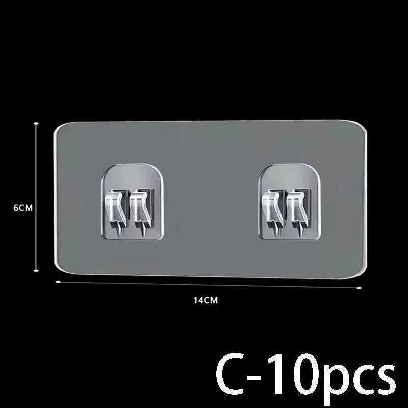 Waterproof Strong Adhesive Hook Shelf Stickers for Easy Installation - Smarsty