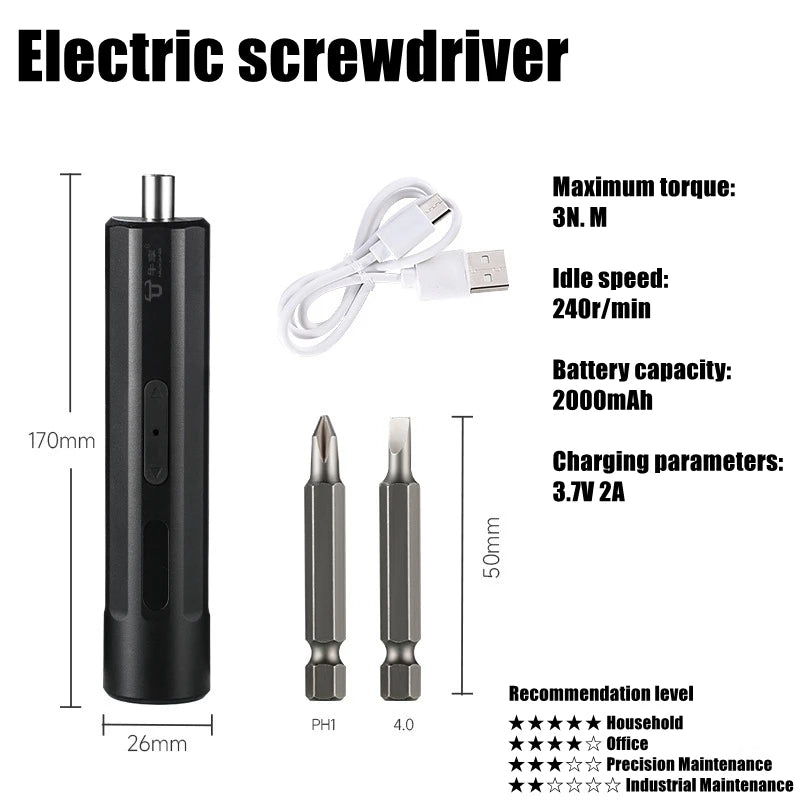 Cordless Electric Screwdriver For Easy Home Repairs - Smarsty