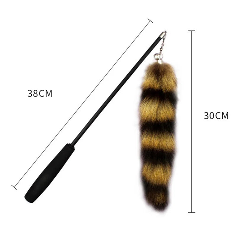 Durable Feather Cat Toy with Funny Fox Design - Smarsty