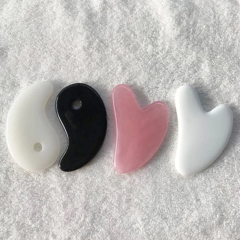 Heart Shape Beeswax Gua Sha Scraper for Relaxing Face Massage - Smarsty