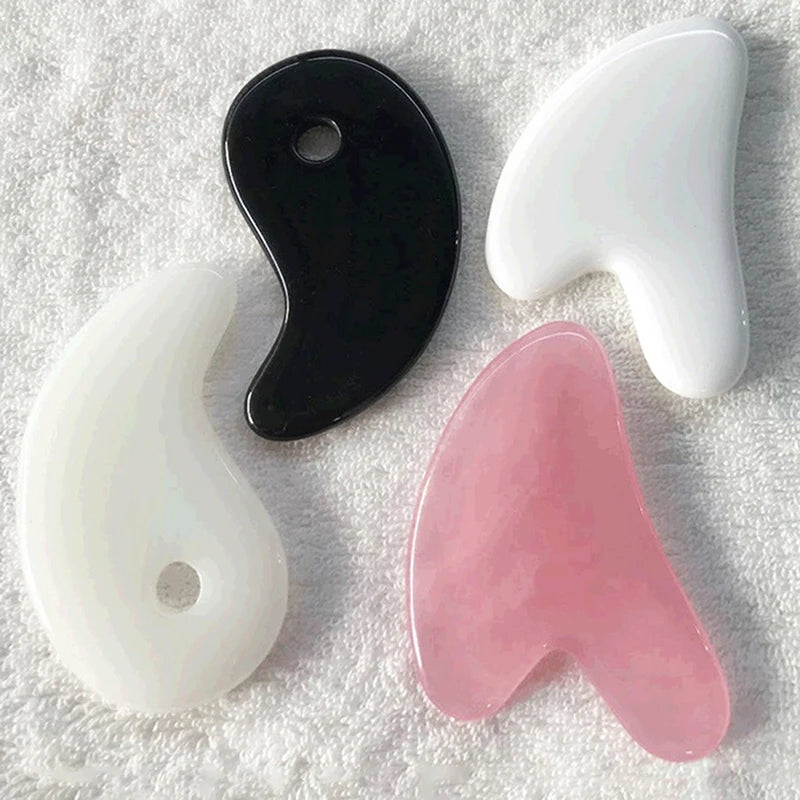 Heart Shape Beeswax Gua Sha Scraper for Relaxing Face Massage - Smarsty