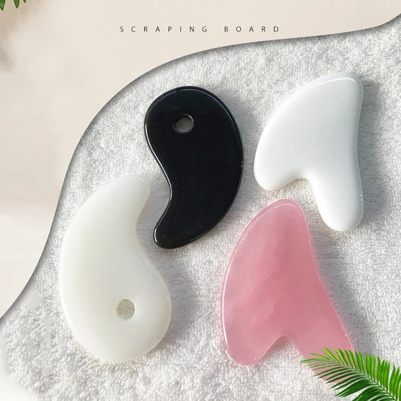 Heart Shape Beeswax Gua Sha Scraper for Relaxing Face Massage - Smarsty