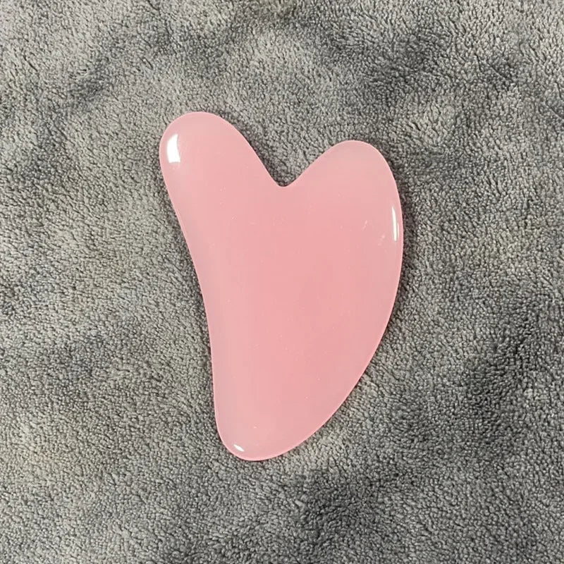 Heart Shape Beeswax Gua Sha Scraper for Relaxing Face Massage - Smarsty