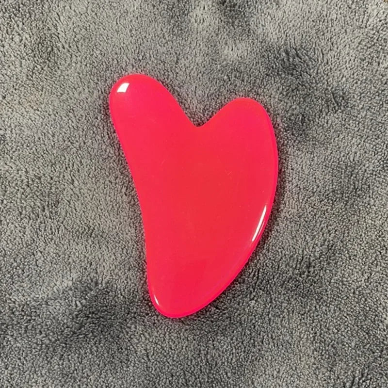 Heart Shape Beeswax Gua Sha Scraper for Relaxing Face Massage - Smarsty