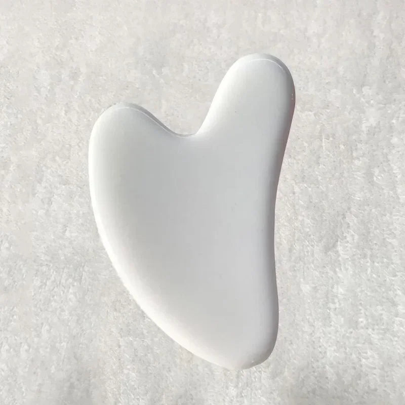 Heart Shape Beeswax Gua Sha Scraper for Relaxing Face Massage - Smarsty