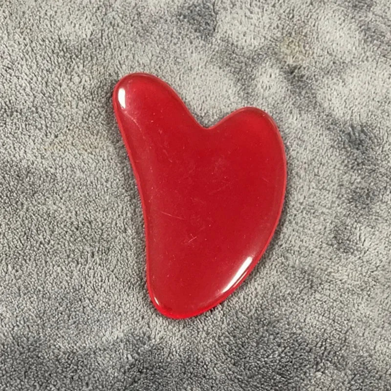 Heart Shape Beeswax Gua Sha Scraper for Relaxing Face Massage - Smarsty