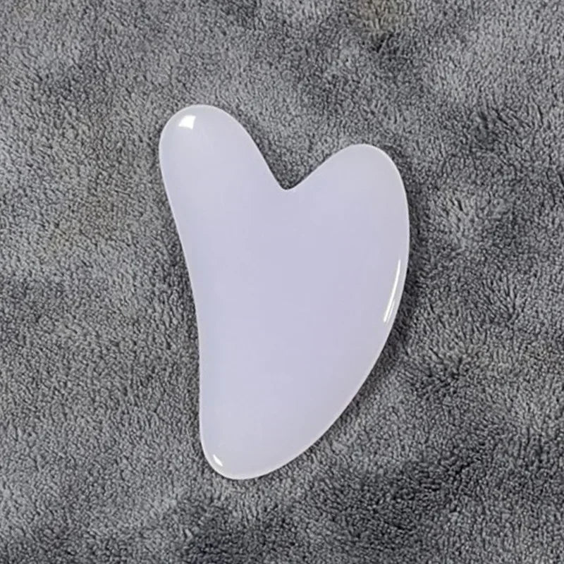 Heart Shape Beeswax Gua Sha Scraper for Relaxing Face Massage - Smarsty
