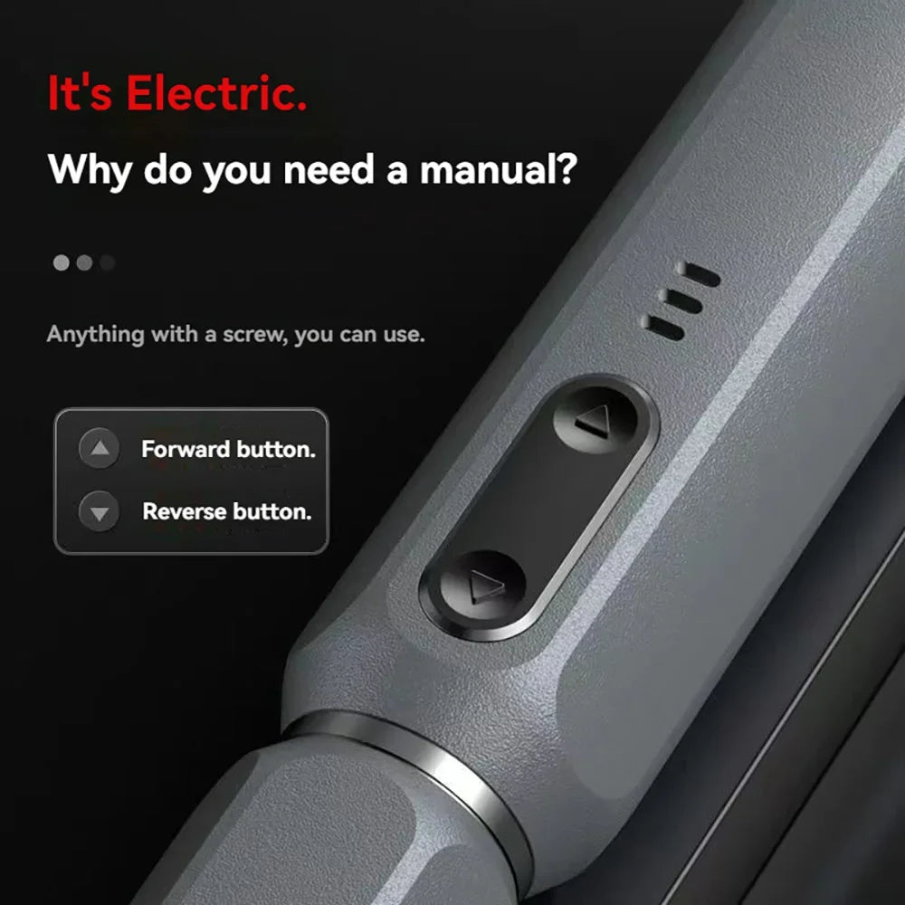 Mini Cordless Electric Screwdriver with Rechargeable Battery - Smarsty