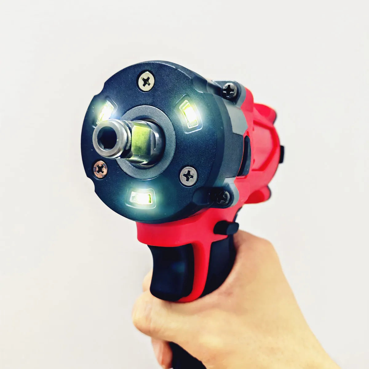 Brushless Impact Wrench with 500N.m Torque for Easy Car Repairs - Smarsty