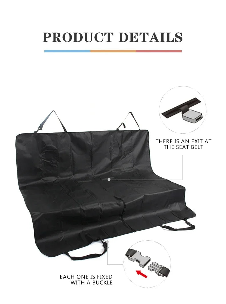 Waterproof Dog Car Seat Cover with Hammock Design - Smarsty