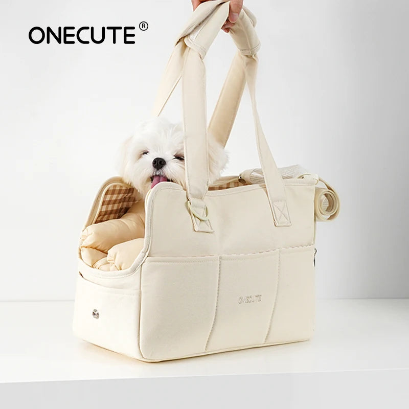 Portable Dog Carrier Bag for Small Pets Comfort and Style - Smarsty