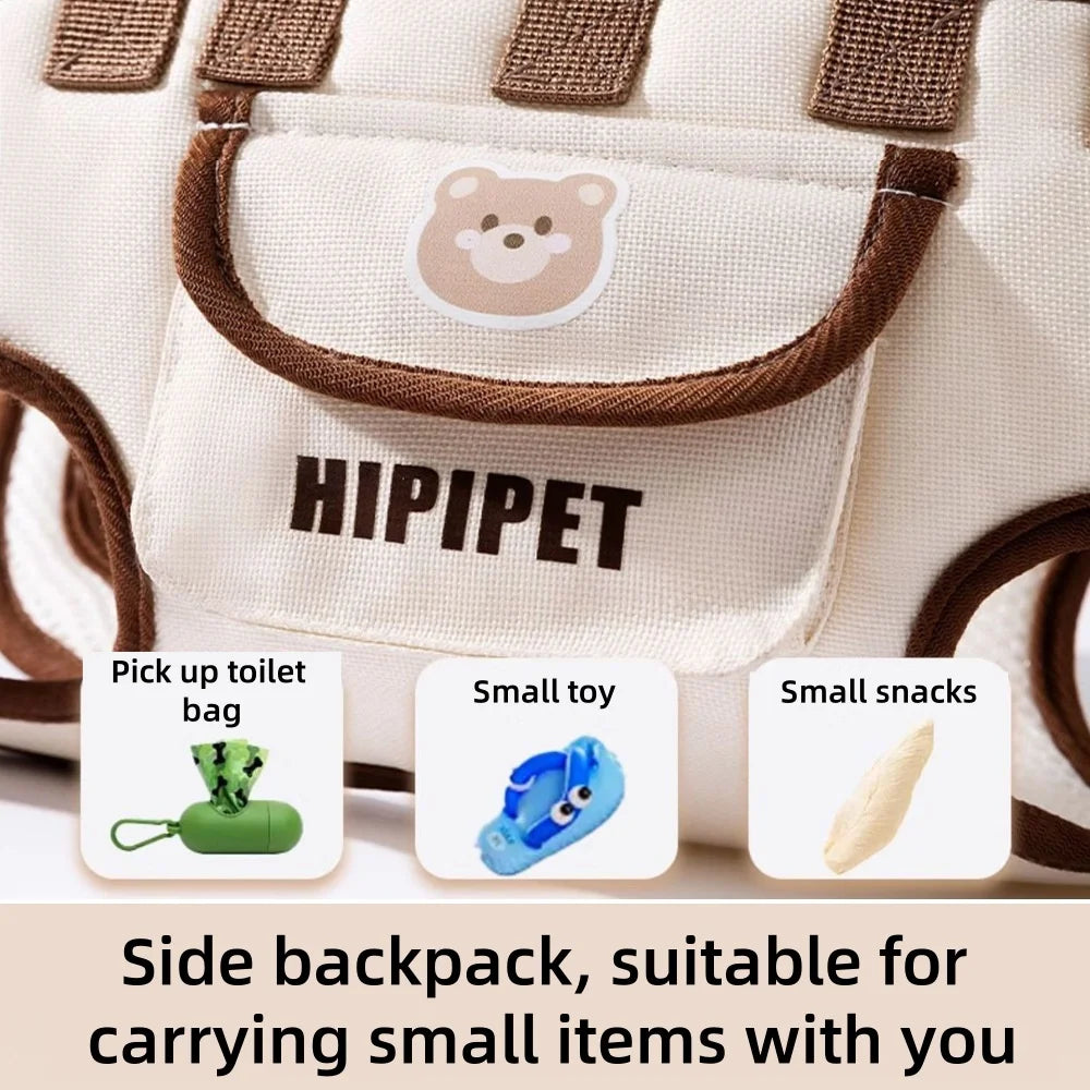 Breathable Hands-Free Pet Carrier Bag for Travel - Smarsty