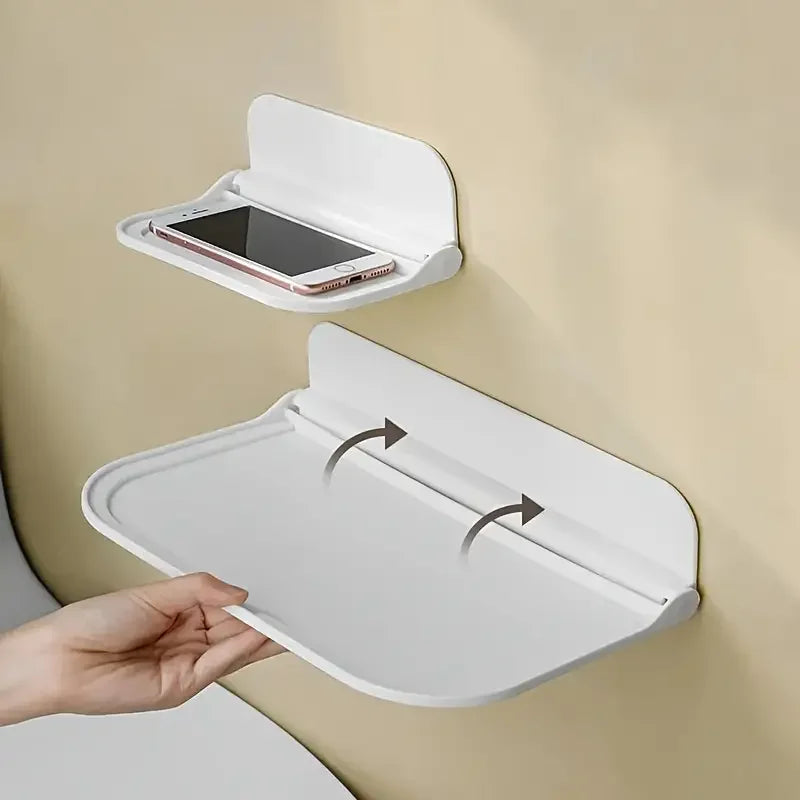 Foldable Wall-Mounted Shelf for Easy Storage - Smarsty