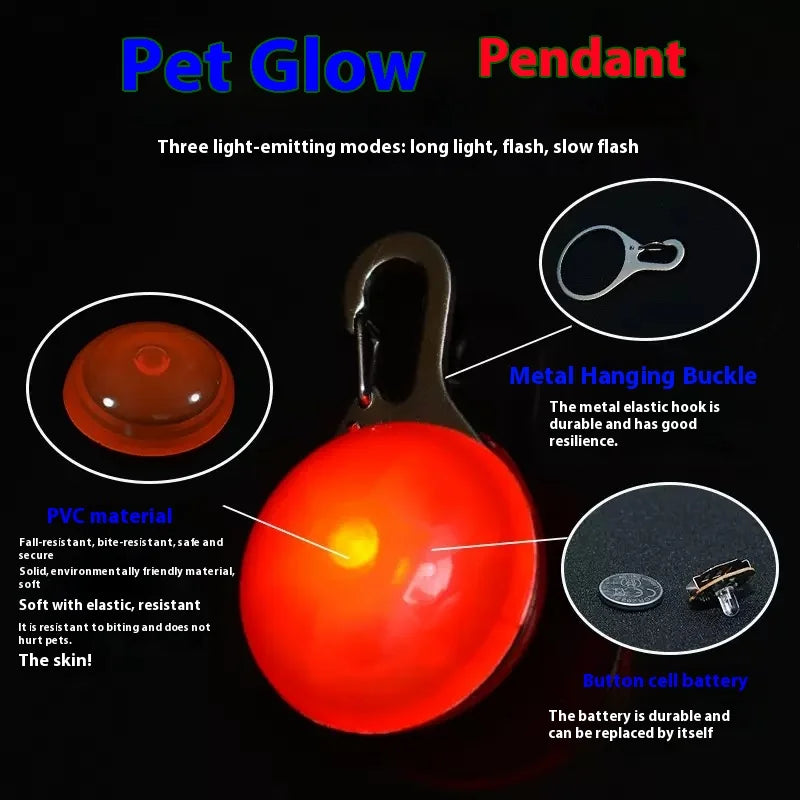 Luminous LED Dog Cat Collar for Night Safety - Smarsty
