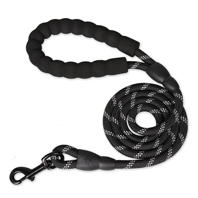 Reflective Dog Leash with Padded Handle for Safety - Smarsty