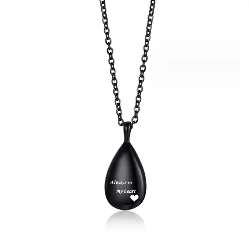 Stainless Steel Pet Urn Pendant Necklace Keepsake - Smarsty