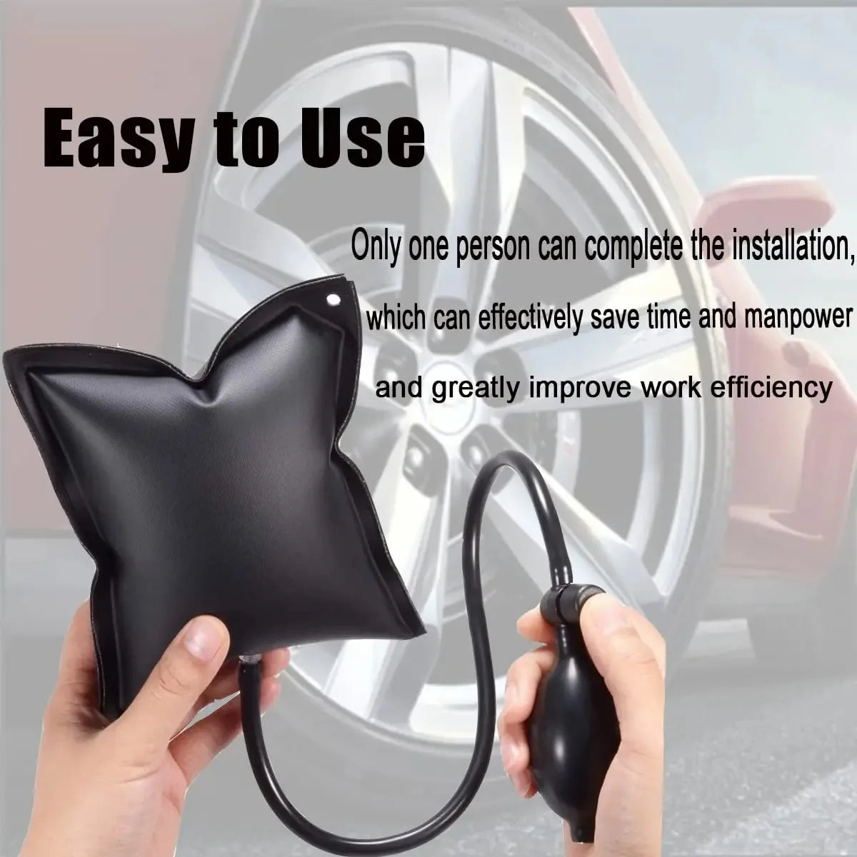 Inflatable Air Pump Wedges for Easy Car Window Installation - Smarsty