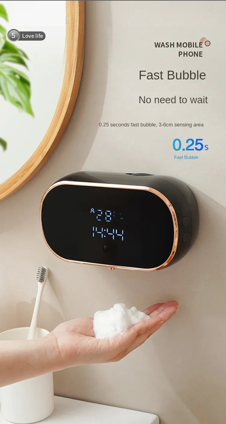 Intelligent Wall Mounted Foam Soap Dispenser with Infrared Sensor - Smarsty