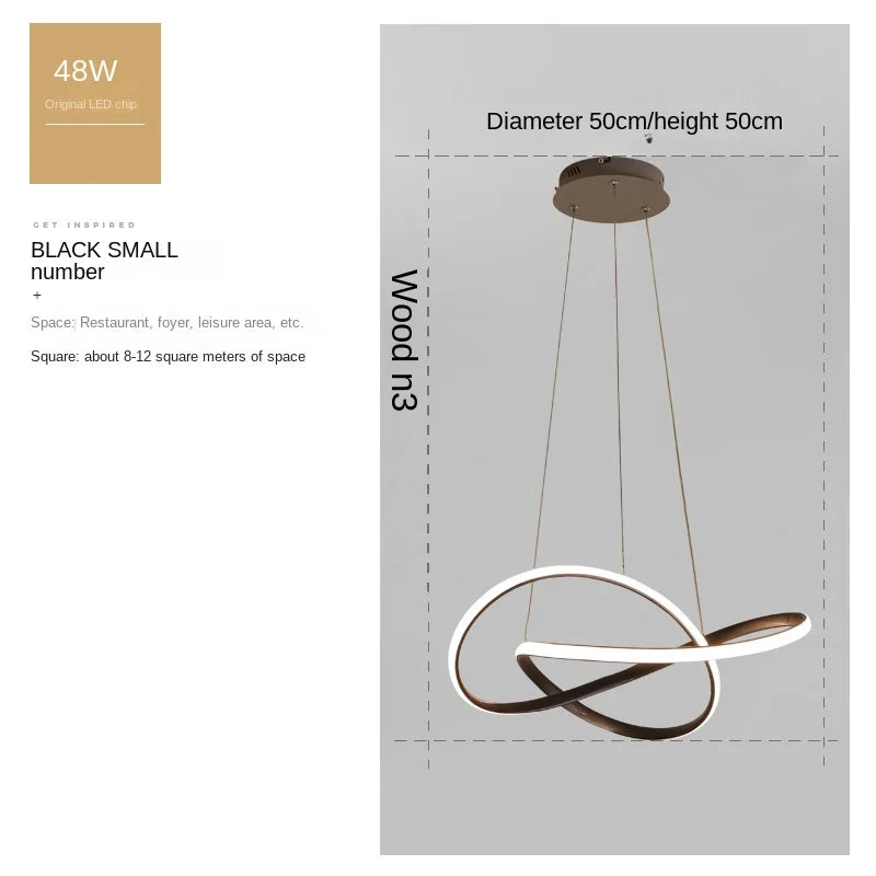 Nordic Modern Clover Pendant Lamp for Dining Room - Smarsty