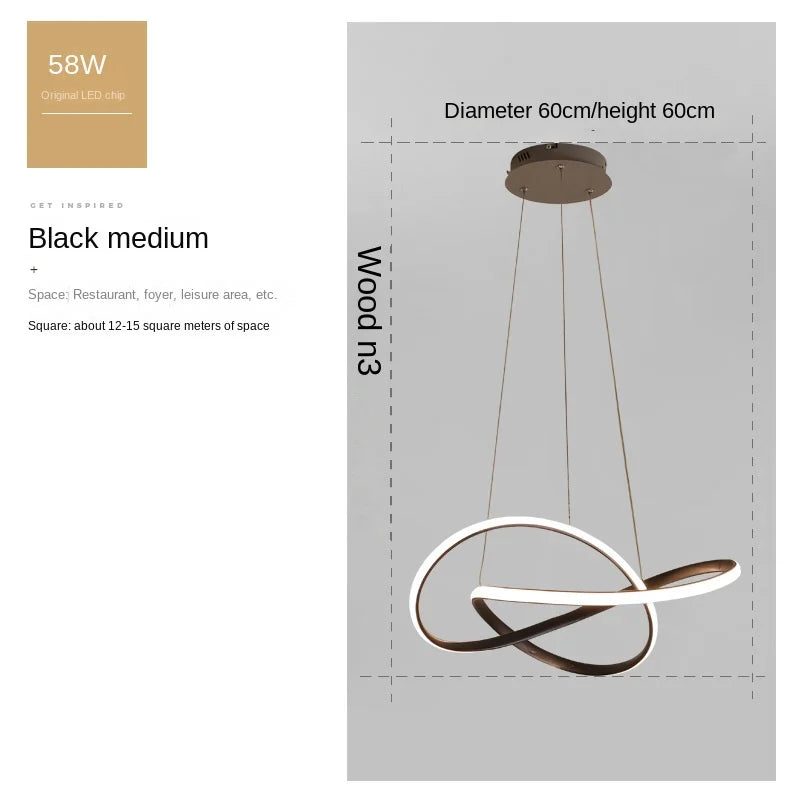Nordic Modern Clover Pendant Lamp for Dining Room - Smarsty
