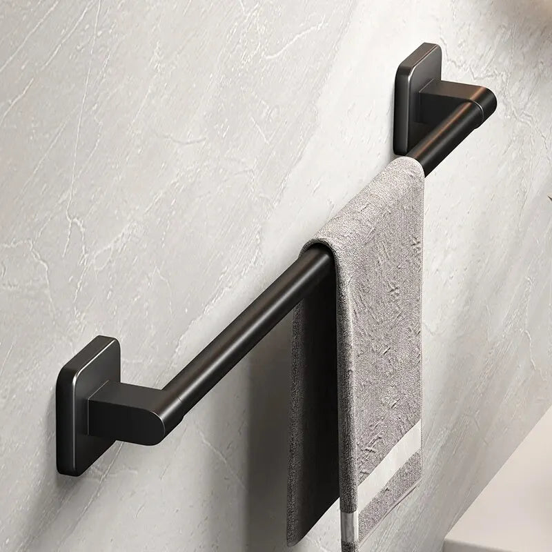 Wall Mounted Aluminum Towel Rack for Easy Bathroom Storage - Smarsty