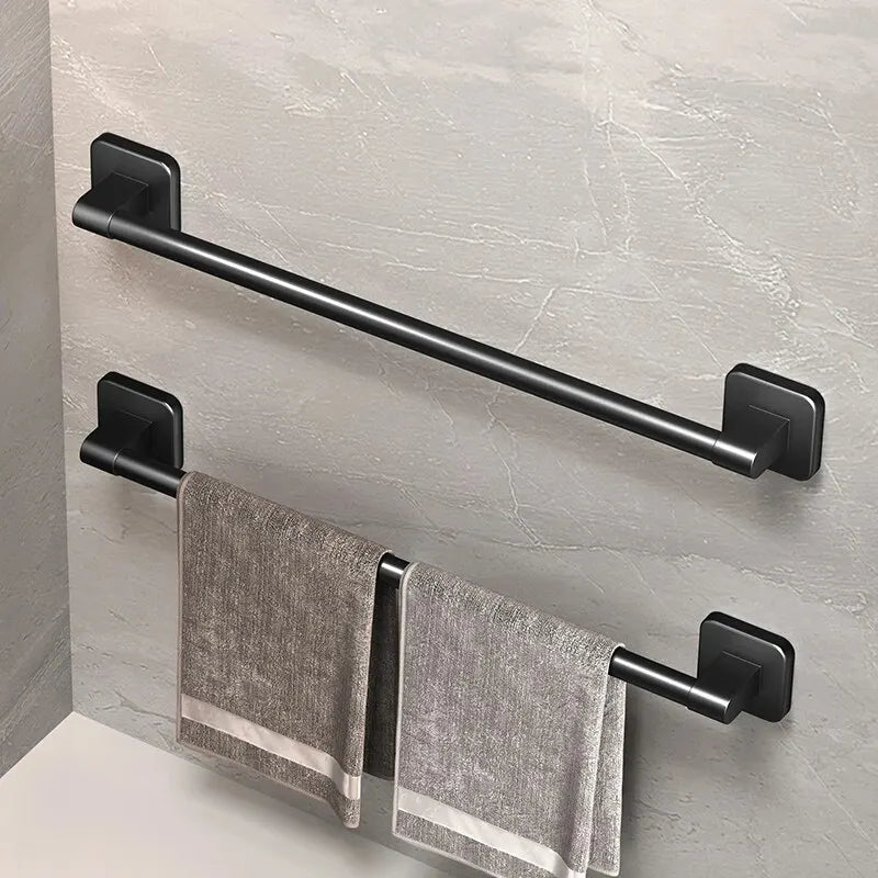 Wall Mounted Aluminum Towel Rack for Easy Bathroom Storage - Smarsty