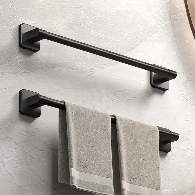 Wall Mounted Aluminum Towel Rack for Easy Bathroom Storage - Smarsty