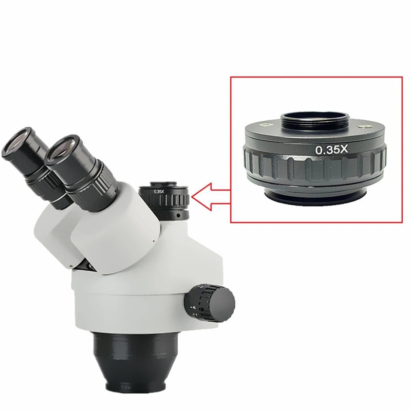 C Mount Adapter Lens for Trinocular Stereo Microscope - Smarsty