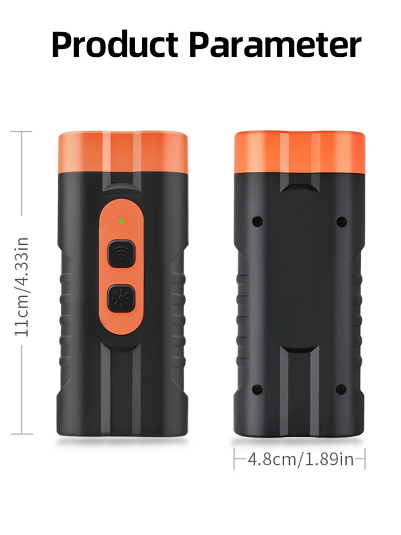 Dual Head Ultrasonic Dog Repeller with LED Flashlight - Smarsty