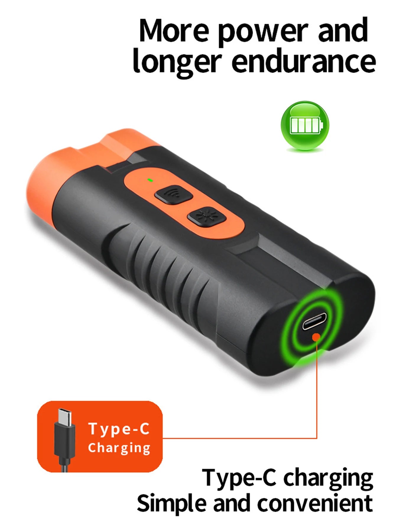 Dual Head Ultrasonic Dog Repeller with LED Flashlight - Smarsty