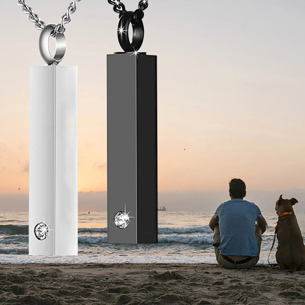 Cremation Jewelry Necklace for Ashes Keepsake Pendant - Smarsty