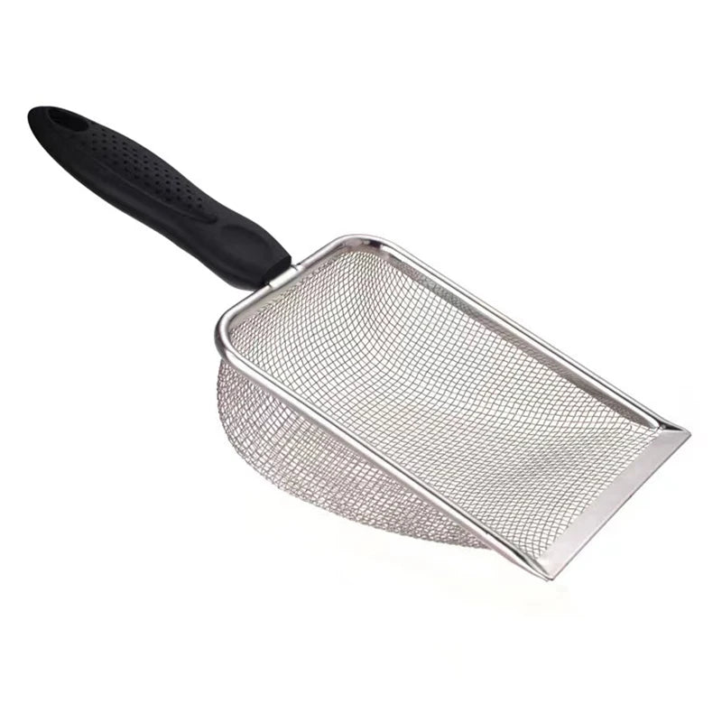 Durable Stainless Steel Litter Scooper with Ergonomic Handle - Smarsty
