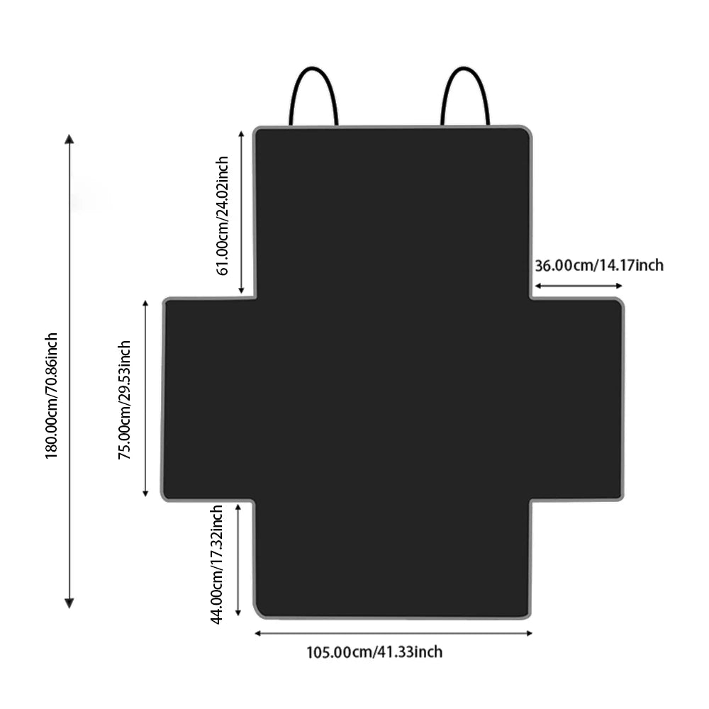 Waterproof Dog Car Seat Cover for Pet Travel - Smarsty