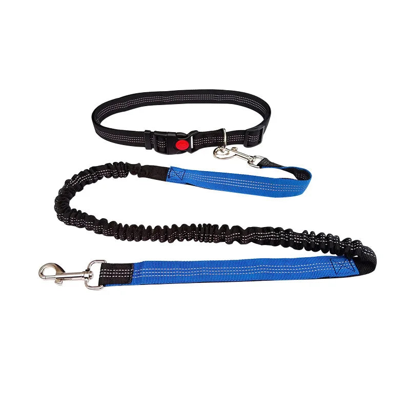 Hands Free Dog Leash Adjustable Waist Belt for Walking - Smarsty