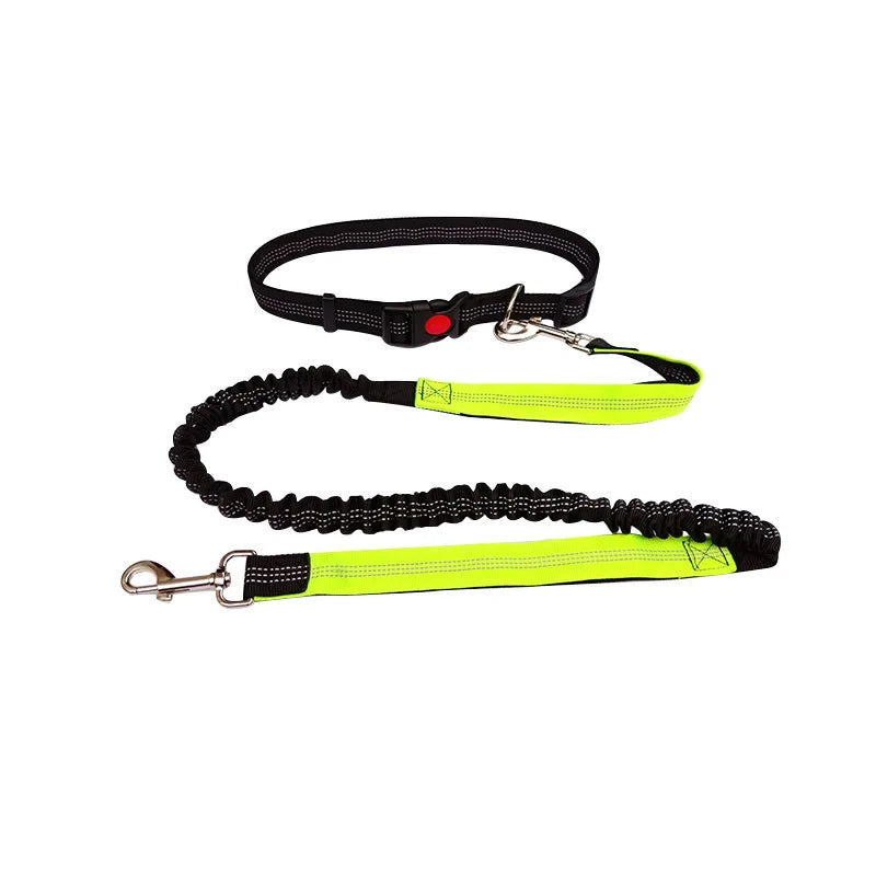 Hands Free Dog Leash Adjustable Waist Belt for Walking - Smarsty