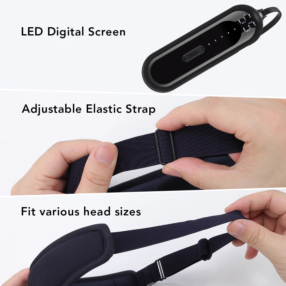 Heated Eye Mask for Eye Strain Relief and Relaxation - Smarsty