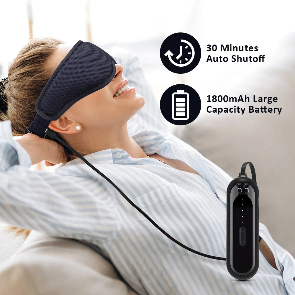 Heated Eye Mask for Eye Strain Relief and Relaxation - Smarsty