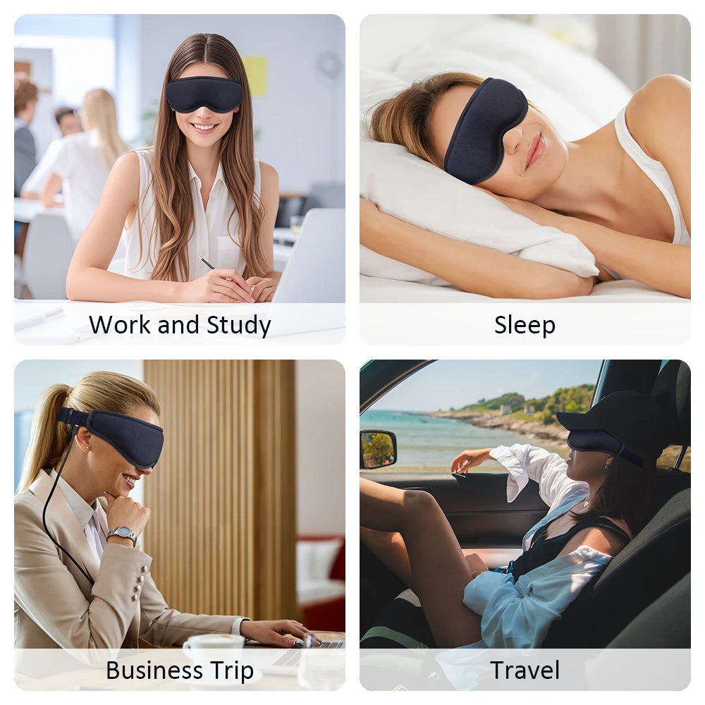 Heated Eye Mask for Eye Strain Relief and Relaxation - Smarsty