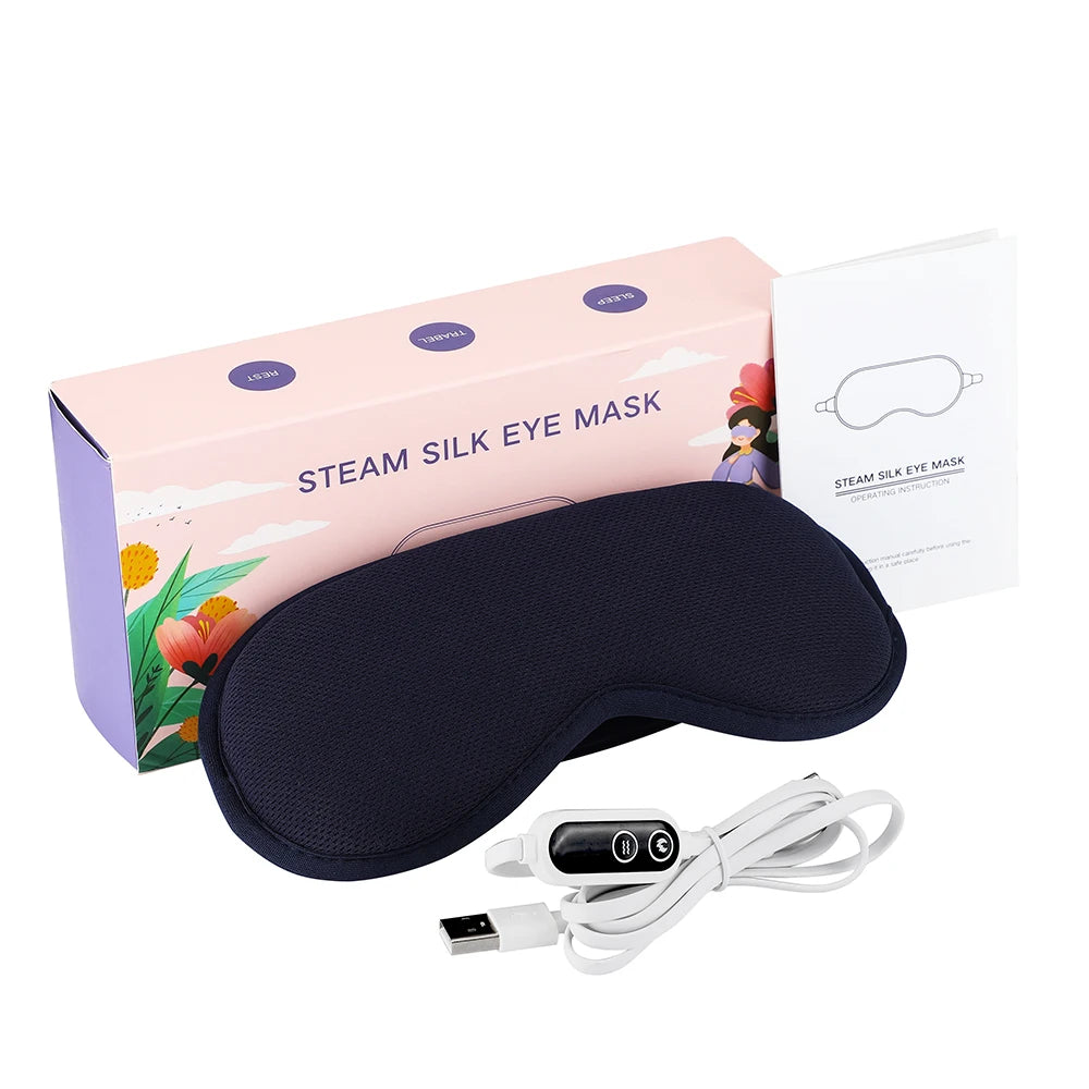 Heated Eye Mask for Eye Strain Relief and Relaxation - Smarsty